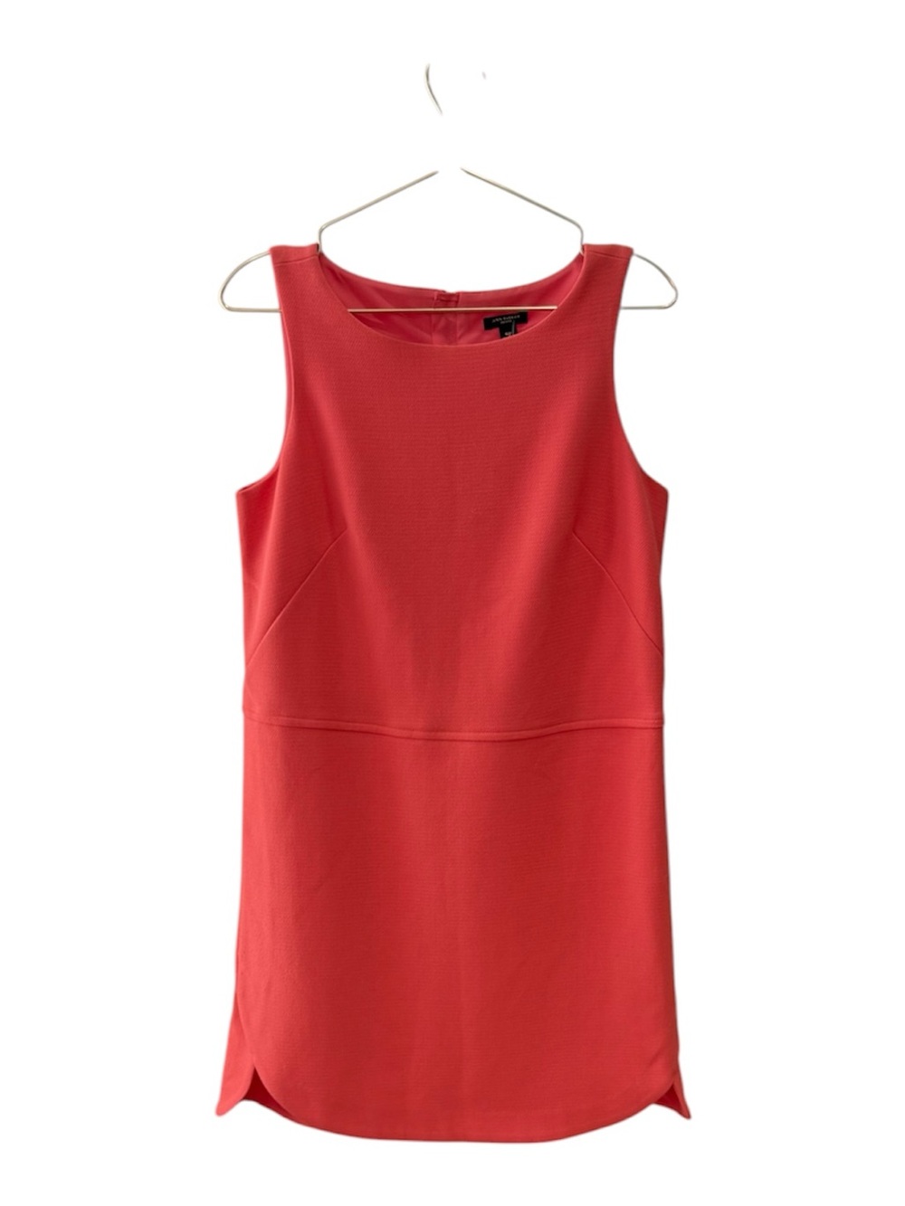 Ann Taylor Size 6p Sleeveless Coral Shift Dress
